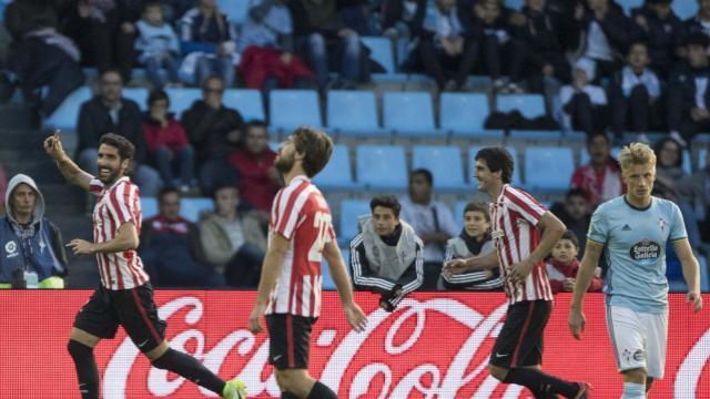 Raúl García no podrá celebrar esta vez un gol en Vigo.