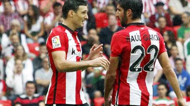 Aduriz y Raúl García, tándem goleador.