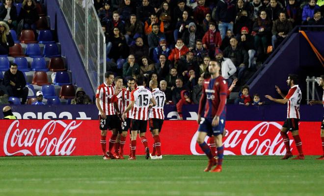 El Athletic ganó 1-2 en su última visita al Levante.