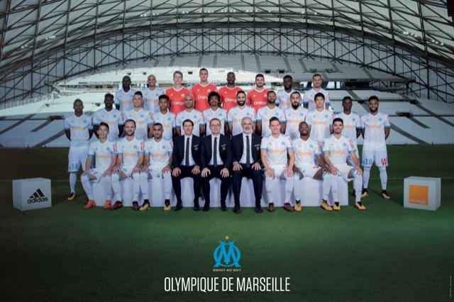 Plantilla de Oympique de Marsella 2017-2018 (Foto: OM).