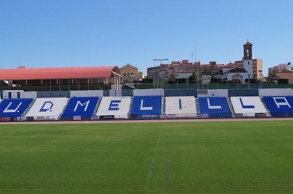 Imagen del estadio Álvarez Claro de Melilla.