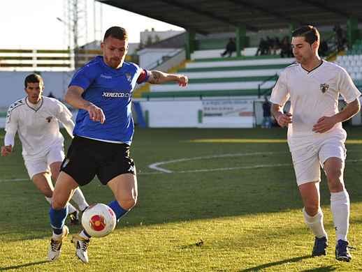 Aguilar, en su etapa en el Xerez.