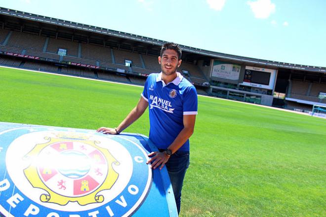 Borja Perea, en su presentación (FOTO: xerezdeportivofc.com).