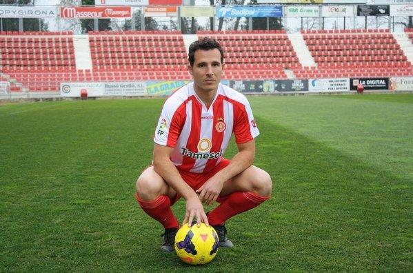 Bruno Herrero, en su paso por el Girona.