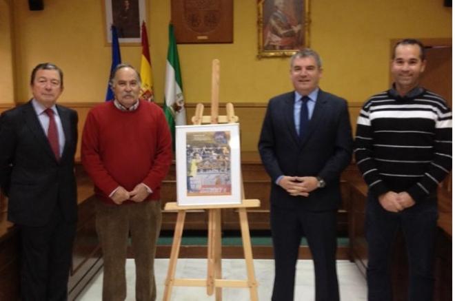 Presentación del cartel Cádiz-Jaén. (Foto: cadizcf.com).