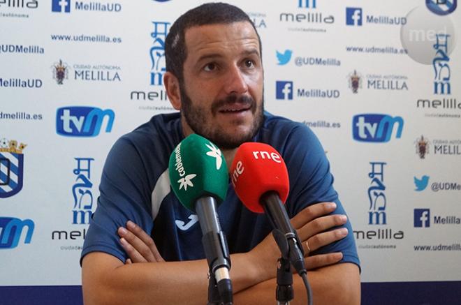 Fernando Currás, entrenador del Melilla.