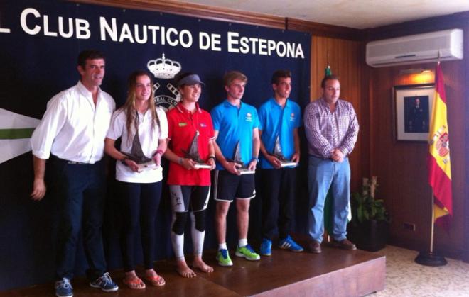 Los ganadores en la prueba que acogió el CN Estepona.