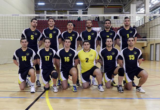 Jugadores del equipo senior masculino del club gaditano.