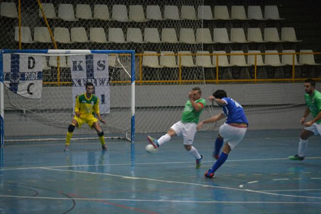 Imagen del encuentro entre el Xerez Toyota Nimauto y el Almadén FS.