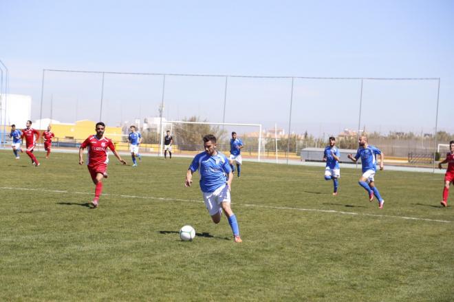 Paquito, en el partido jugado en Sanlúcar.