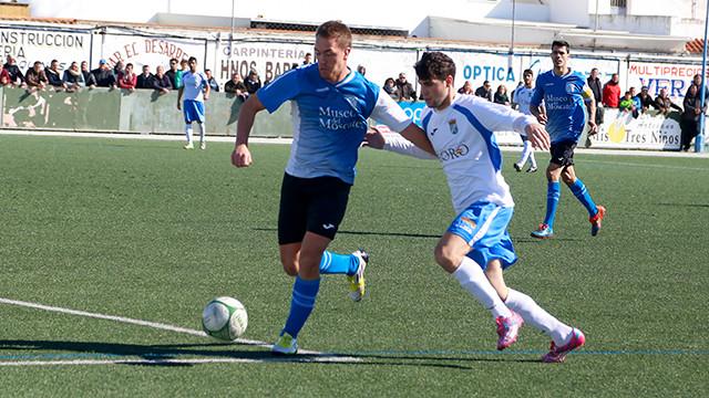 Imagen del partido jugado en Chipiona (Foto: www.xerezclubdeportivo.es).