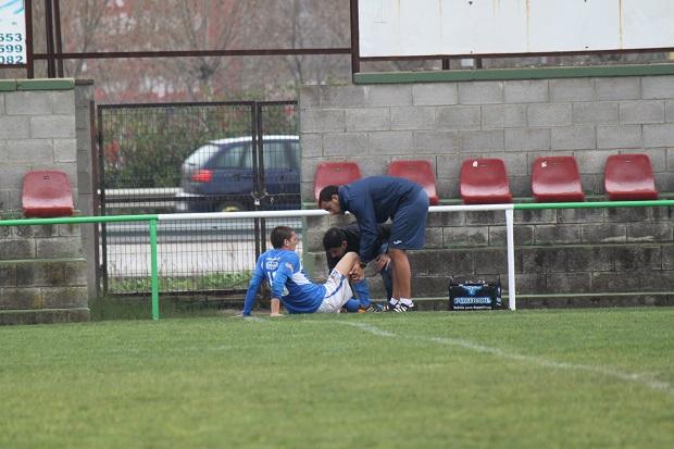 Daza se lesionó en el partido del domingo (Foto: www.xerezclubdeportivo.es).