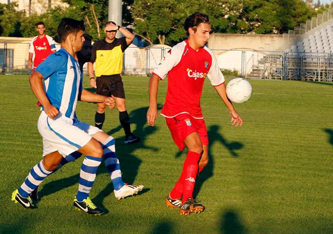 El barbateño, en un encuentro de pretemporada.