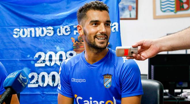 Paquito, jugador del Xerez Club Deportivo.