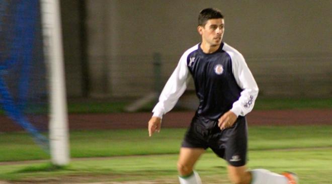 Enrique Olmo, en un entrenamiento. (FOTO: xerezdeportivofc.com)