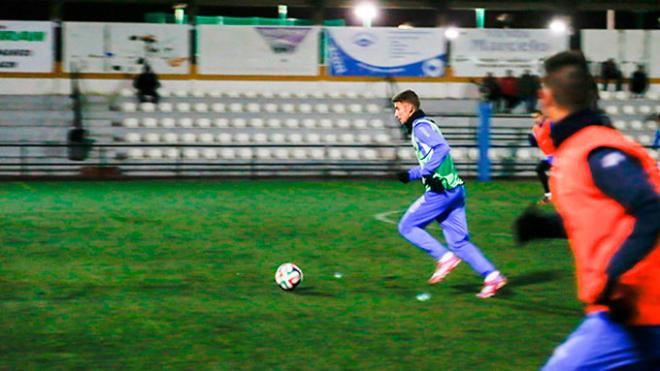 Paquito hizo un triplete en el amistoso. (FOTO: xerezclubdeportivo.es)