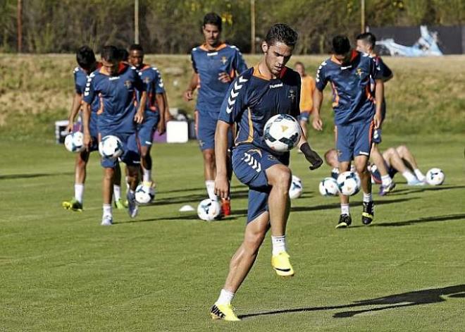 El futbolista en su etapa en el Valladolid.