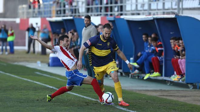 Andrés Sánchez, en la derrota en el feudo del Algeciras. (FOTO: La Voz Digital)