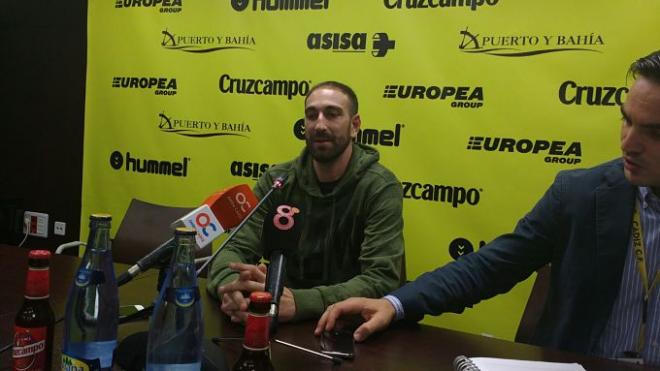 Juanjo, tras el duelo contra la Balompédica.