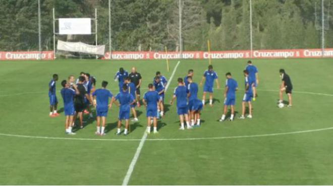 Imagen de un entrenamiento de la pasada pretemporada.