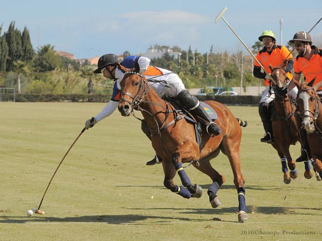 Imagen de la final en el Santa María Polo Club