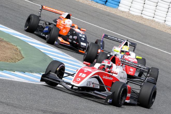 Los Formula Renault 2.0 de la ALPS en acción.