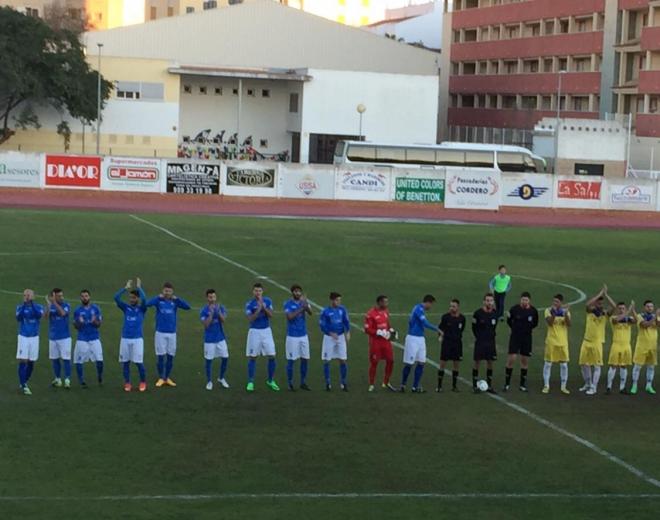 Una imagen del partido en Isla Cristina. (Foto: Xerez CD).