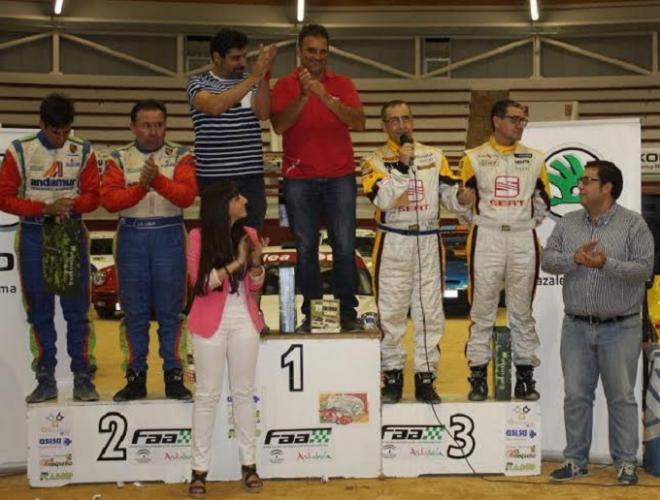 Pódium del Rally Sierra de Cádiz.