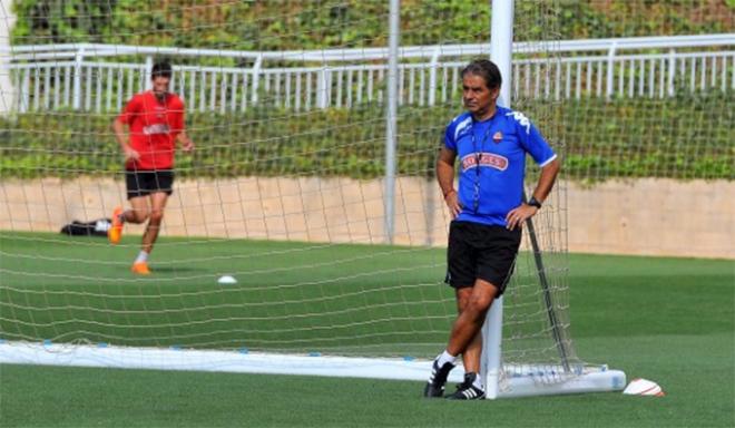 Natxo González, en un entrenamiento (Foto: Reus).