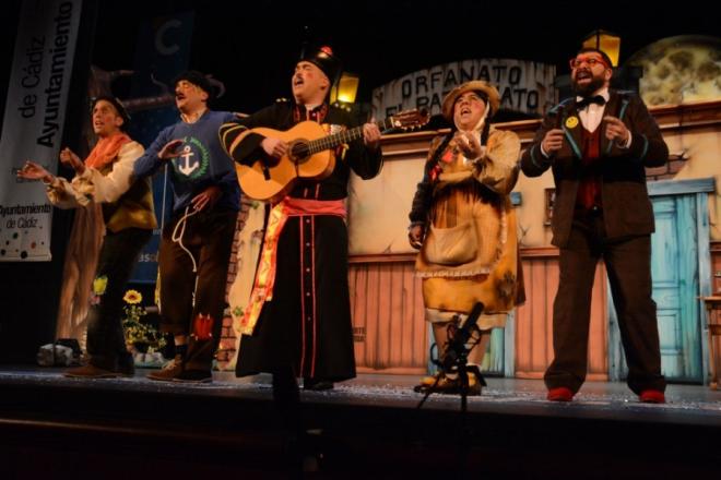 El cuarteto de Aguilera durante su actuación. ( Foto: Onda Cádiz).