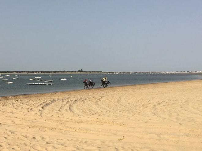 Imagen de la playa de Sanlúcar de Barrameda (Foto: Junta de Andalucía).