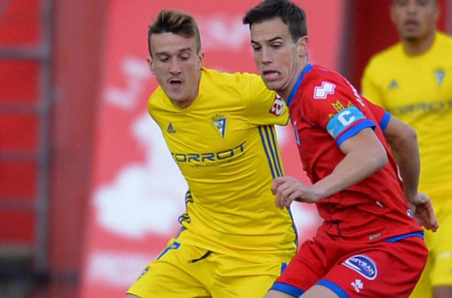 Salvi, durante el partido ante el Numancia (Foto: LaLiga).