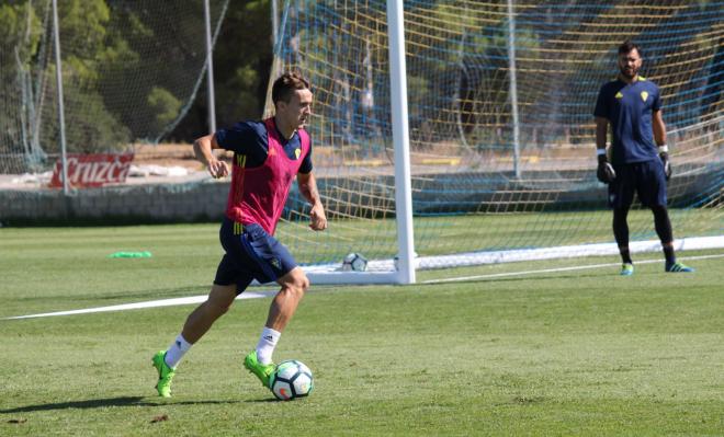 Salvi, en un entrenamiento.