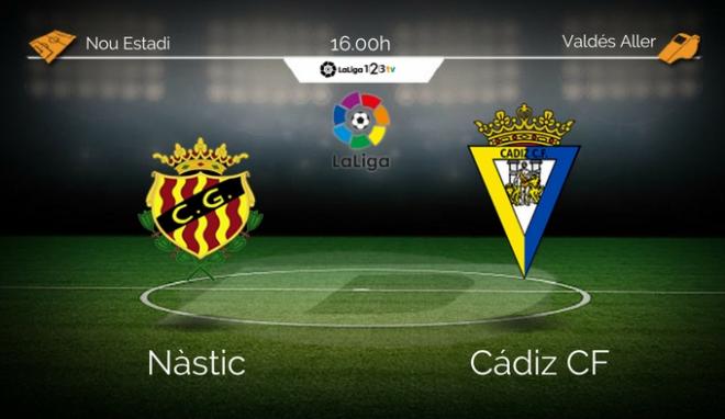 El Nástic, un rival peligro para el Cádiz.