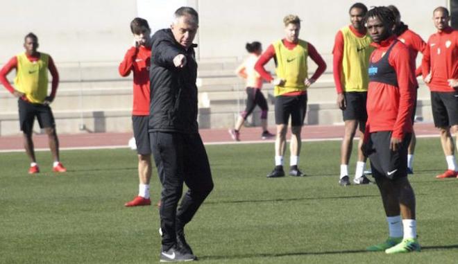 Lucas Alcaraz durante un entrenamiento (Foto: UDA).