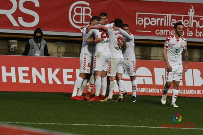 La Cultural celebra un gol en su estadio (Foto: LaLiga).