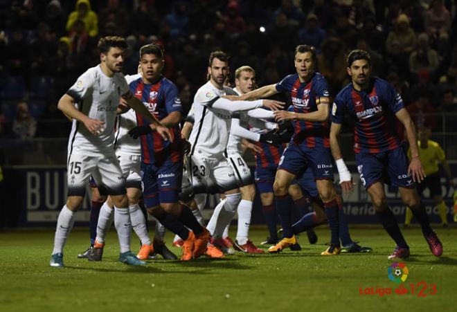 El Huesca cayó derrotado ante el Sporting en la última jornada (Foto: LaLiga).