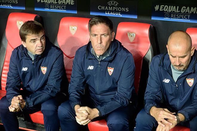 Berizzo, en el partido contra el Liverpool (Foto: Kiko Hurtado).