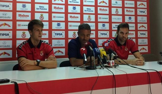 Jesús Fernández, en su presentación con la Cultural Leonesa.