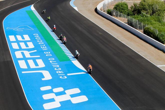 El nuevo asfalto del Circuito de Jerez.