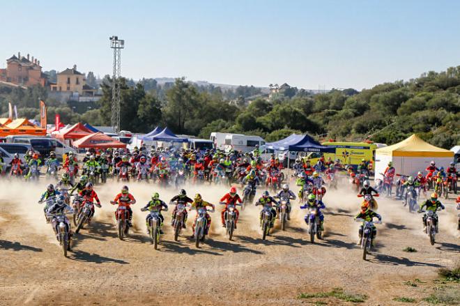 Salida de la prueba en Jerez.