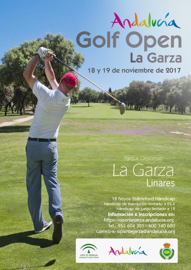 Cartel del Andalucía Golf Open La Garza.