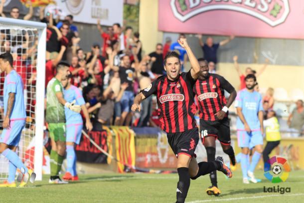 Carbiá, celebrando un gol (Foto: LaLiga).