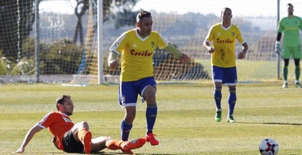 Abel, en el partidillo (Foto: Cádiz CF).