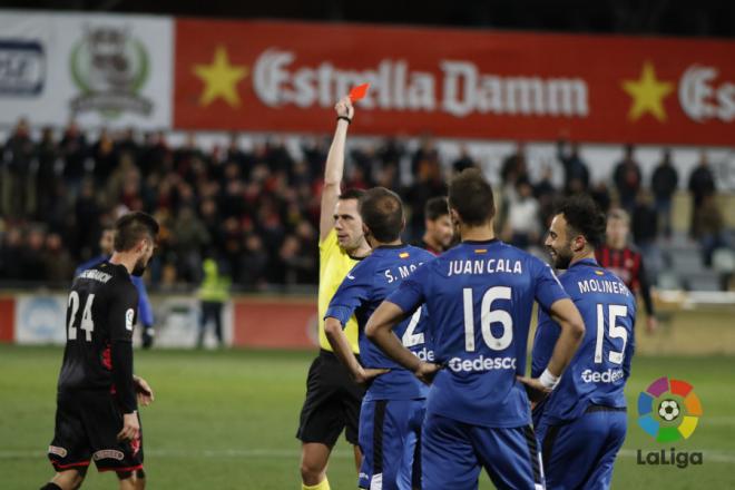 Momento de una expulsión (Foto: LaLiga).