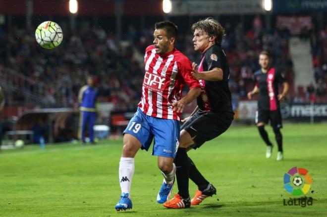 Sanchón, en un partido con el Girona (Foto: LaLiga).