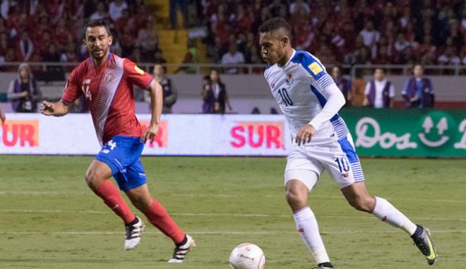 Ismael Díaz, en un partido anterior con Panamá.