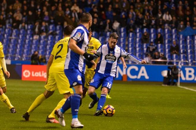 Deportivo-Villarreal, en la campaña 2016-17 (Foto: Óscar Cajide).