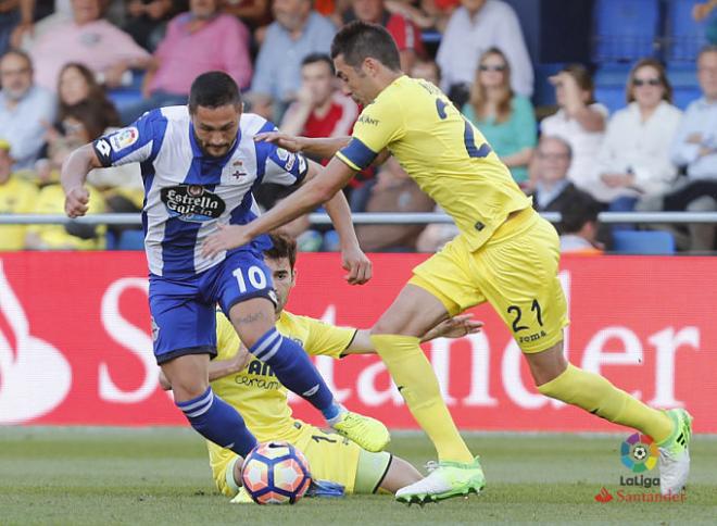 Un lance del Villarreal-Dépor de la pasada temporada (Foto: LaLiga).