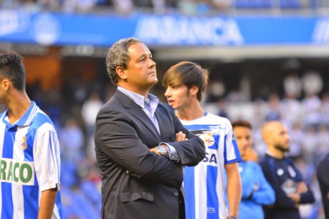 Tino Fernández, presidente del Deportivo (Foto: Óscar Cajide).
